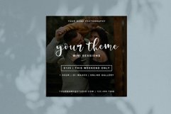 Photography Mini Session Editable PSD Templates - Set of 4 Product Image 2