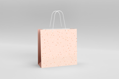 4 Pink and Gold Christmas Seamless Patterns, Digital Paper Product Image 2