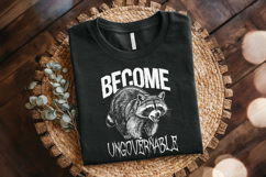 Vintage Angry Raccoon PNG, Trash Panda Meme Graphic, Funny Product Image 2