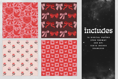16 Valentine's Day Seamless Patterns Product Image 2