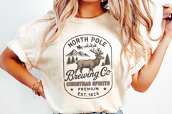 North Pole Brewing Co Christmas Spirits PNG, Reindeer Beer Product Image 2