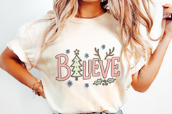 Believe Christmas PNG, Holiday Png, Festive Winter Cheer Product Image 2