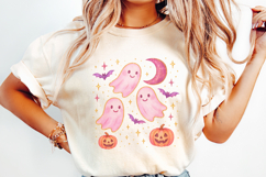 Pastel Cute Ghost PNG, Pumpkin PNG, Pastel Halloween PNG Product Image 2