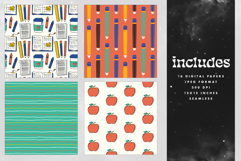 16 Back to School Seamless Patterns Product Image 2