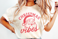 Christmas Vibes PNG, Retro Santa Claus, Vintage Christmas Product Image 2