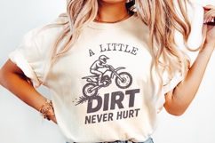 A Little Dirt Never Hurt PNG, Motocross Digital Download Product Image 2