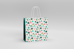 4 Whimsical Christmas Seamless Patterns, Xmas Digital Paper Product Image 2