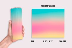 Dawn Gradient Tumbler Wrap Sublimation Design, 20 oz Product Image 2