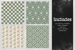 16 Sage &amp; Ivory Seamless Patterns Product Image 2