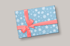 Festive Snowflakes Seamless Patterns, Xmas Digital Paper PNG Product Image 2