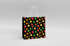 4 Christmas Trees Seamless Patterns, Xmas Digital Paper PNG Product Image 2