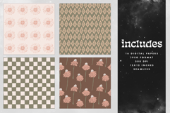 16 Blush Garden Seamless Patterns Product Image 2