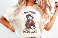 I Do A Thing Png, Western Girl Png, Country Girl Design, Product Image 2