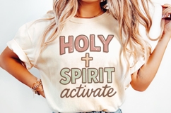 Holy Spirit Activate PNG, Faith Christian Shirt, Digital Product Image 2