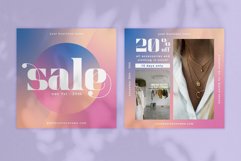 Modern Ombre Instagram Post PSD Template Set Product Image 2