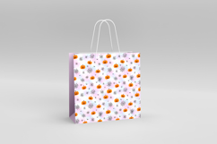 4 Cute Kawaii Halloween Seamless Patterns, Digital Paper PNG Product Image 2