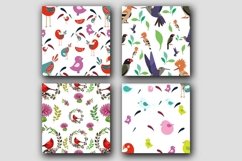 Bird Floral V03 Seamless Patterns Collection Product Image 8