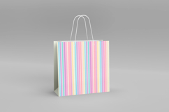 4 Pastel Rainbow Seamless Patterns, Colorful Digital Paper Product Image 2