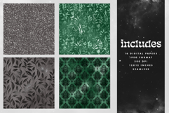 16 Emerald Night Seamless Patterns Product Image 2