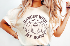 Hangin&#039; With My Boos PNG, Funny Ghost Friends Shirt, Product Image 2