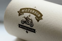 Motorcycle club retro logotype Product Image 2