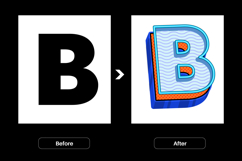 Cartoon Lettering Style Text Effect Editable Product Image 2