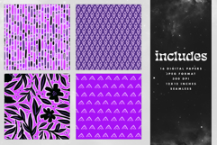 16 Violet Garden Seamless Patterns Product Image 2