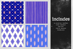 Indigo Quartz Seamless Pattern Set Product Image 2