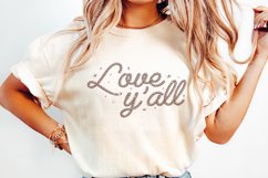 Love Y&#039;all PNG, Western Valentines png, Cowgirl Valentines Product Image 2