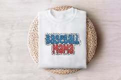 Trending Baseball Mom PNG, Dalmatian Glitter Sublimation Product Image 2