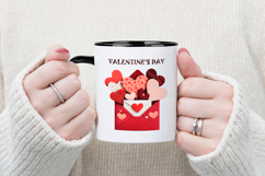 Red Envelope with Hearts, Cozy Valentines Day PNG Product Image 2