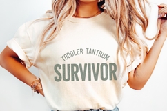 Toddler Tantrum Survivor PNG Shirt, Funny Parent PNG, Product Image 2
