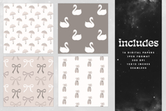 Beige Coquette Seamless Patterns - 16 JPEG Patterns Product Image 2