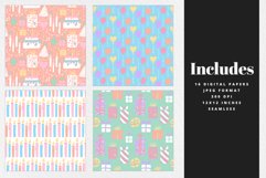 Pastel Birthday Digital Paper Product Image 3