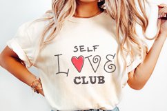 Self Love Club PNG, Valentines Day png, Self Love png, Product Image 2