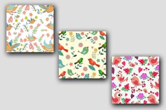 Bird Floral V01 Seamless Patterns Collection Product Image 2