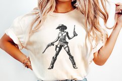 Retro Cowgirl PNG, Western Wild West Digital Download, Product Image 2