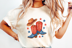 Coquette Cowgirl PNG, Aesthetic 4th of July, Country Girl Product Image 2