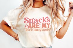 Snacks Are My Love Language SVG PNG, Funny Valentine Svg, Product Image 2