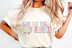 Let Me Tell You About My Jesus PNG, Christian Quote Digital Product Image 2