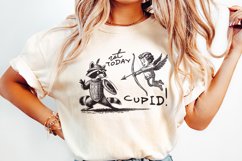 Not Today Cupid Png, Funny Feral Raccoon Valentines Day Product Image 2