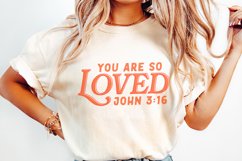 You Are So Loved PNG, Christian Verse, Bible Verse Shirt Product Image 2