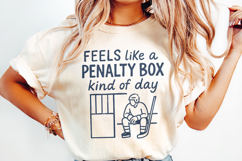 Hockey Penalty Box PNG, Funny Sports Digital Design, DIY Product Image 2