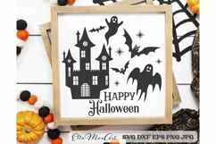 Happy halloween Svg, Halloween Svg, Halloween sign Svg, PNG Product Image 3