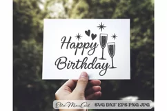 Happy Birthday SVG, Birthday SVG, Birthday party Svg, Cake Product Image 2
