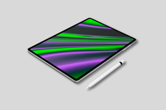 Abstract Grainy Green And Purple Gradient Backgrounds JPG Product Image 3