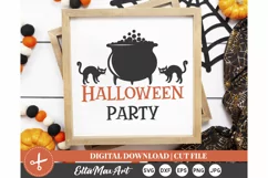 Halloween party SVG, Halloween SVG, Pumpkin svg, Witch SVG, Product Image 3