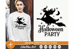 Halloween party SVG, Halloween SVG, Witch SVG, Pumpkin svg, Product Image 1