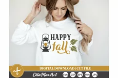Happy fall SVG, Fall svg, Autumn SVG, Pumpkin Svg, PNG Product Image 3