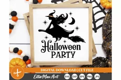Halloween party SVG, Halloween SVG, Witch SVG, Pumpkin svg, Product Image 3